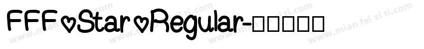 FFF Star Regular字体转换